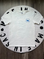 916 Circle Tee (white/blue)