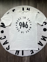 916 Circle Tee (white/black)